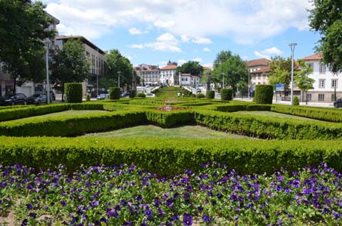 Die Stadt Guimarães im Distrikt Braga