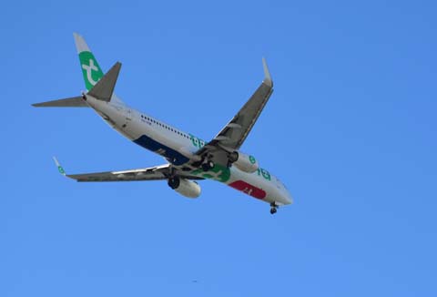 Landeanflug Lissabon