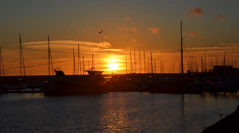 Sonnenuntergang an der Algarve